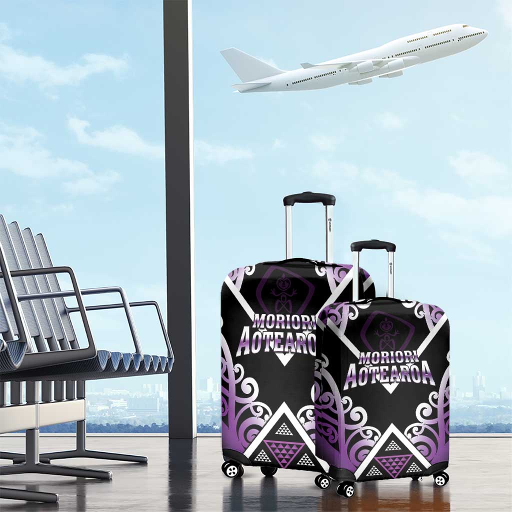 Aotearoa Moriori Luggage Cover Maori Pattern New Zealand - Polynesian Pride