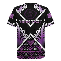 Personalised Aotearoa Moriori Rugby Jersey Maori Pattern New Zealand LT05 - Polynesian Pride