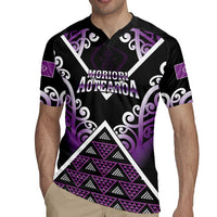 Personalised Aotearoa Moriori Rugby Jersey Maori Pattern New Zealand LT05 - Polynesian Pride