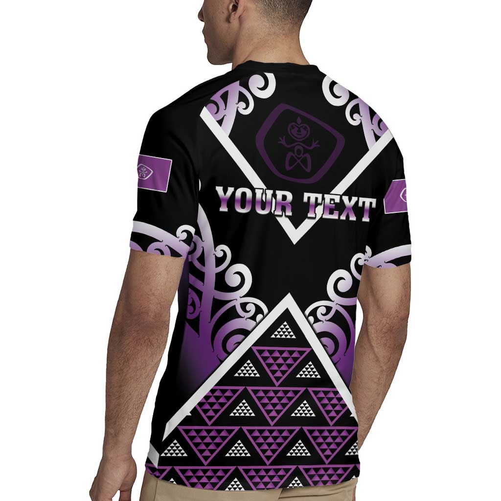 Personalised Aotearoa Moriori Rugby Jersey Maori Pattern New Zealand LT05 - Polynesian Pride