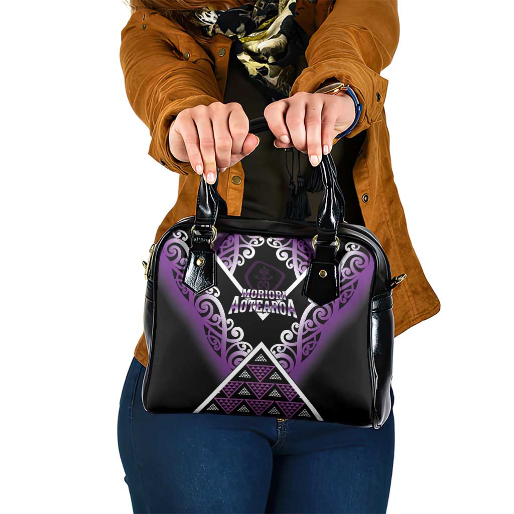 Aotearoa Moriori Shoulder Handbag Maori Pattern New Zealand - Polynesian Pride