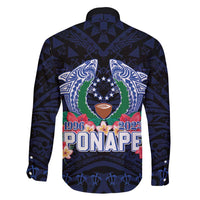 Happy Pohnpei Liberation Day Family Matching Summer Maxi Dress and Hawaiian Shirt Polynesian Shark Turtle Motif LT05 - Polynesian Pride
