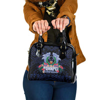 Happy Pohnpei Liberation Day Shoulder Handbag Polynesian Shark Turtle Motif LT05 One Size Blue - Polynesian Pride