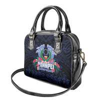 Happy Pohnpei Liberation Day Shoulder Handbag Polynesian Shark Turtle Motif LT05 - Polynesian Pride