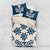 Cook Islands Navy Blue Tivaevae Bedding Set - Polynesian Pride