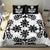 Cook Islands White Marble Tivaevae Bedding Set - Polynesian Pride