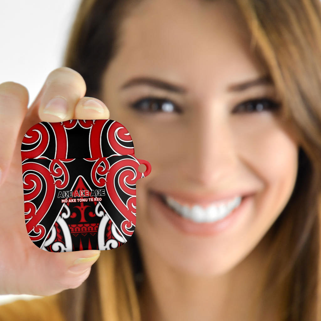 New Zealand Maori Language Week AirPods Case Mo Ake Tonu Te Reo LT05 - Polynesian Pride