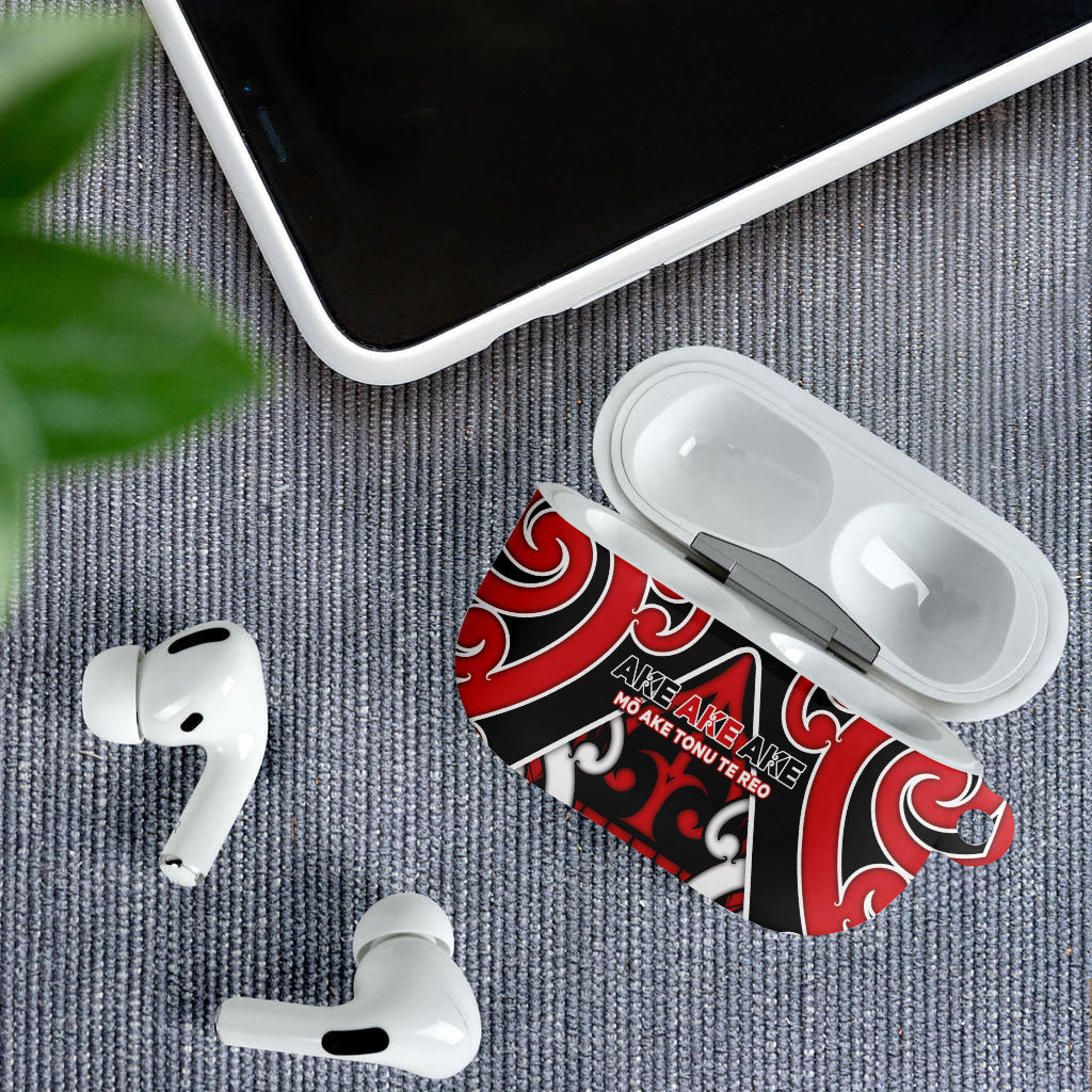 New Zealand Maori Language Week AirPods Case Mo Ake Tonu Te Reo LT05 - Polynesian Pride