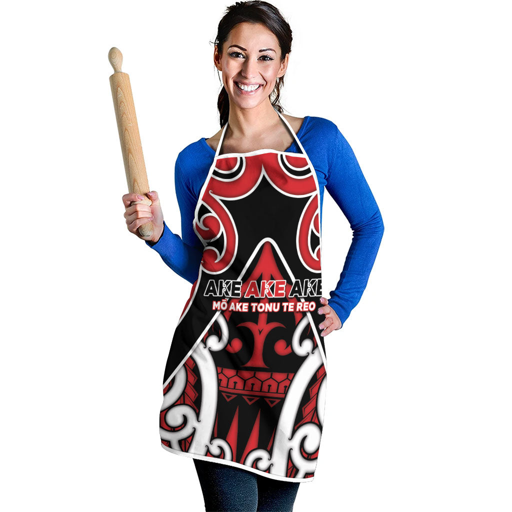 New Zealand Maori Language Week Apron Mo Ake Tonu Te Reo LT05 - Polynesian Pride