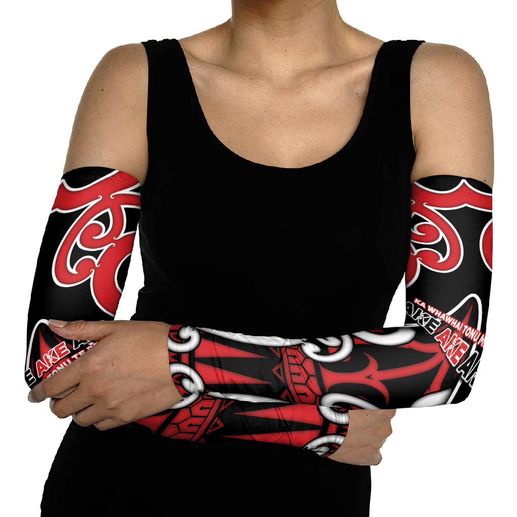 New Zealand Maori Language Week Arm Sleeves Mo Ake Tonu Te Reo LT05 - Polynesian Pride