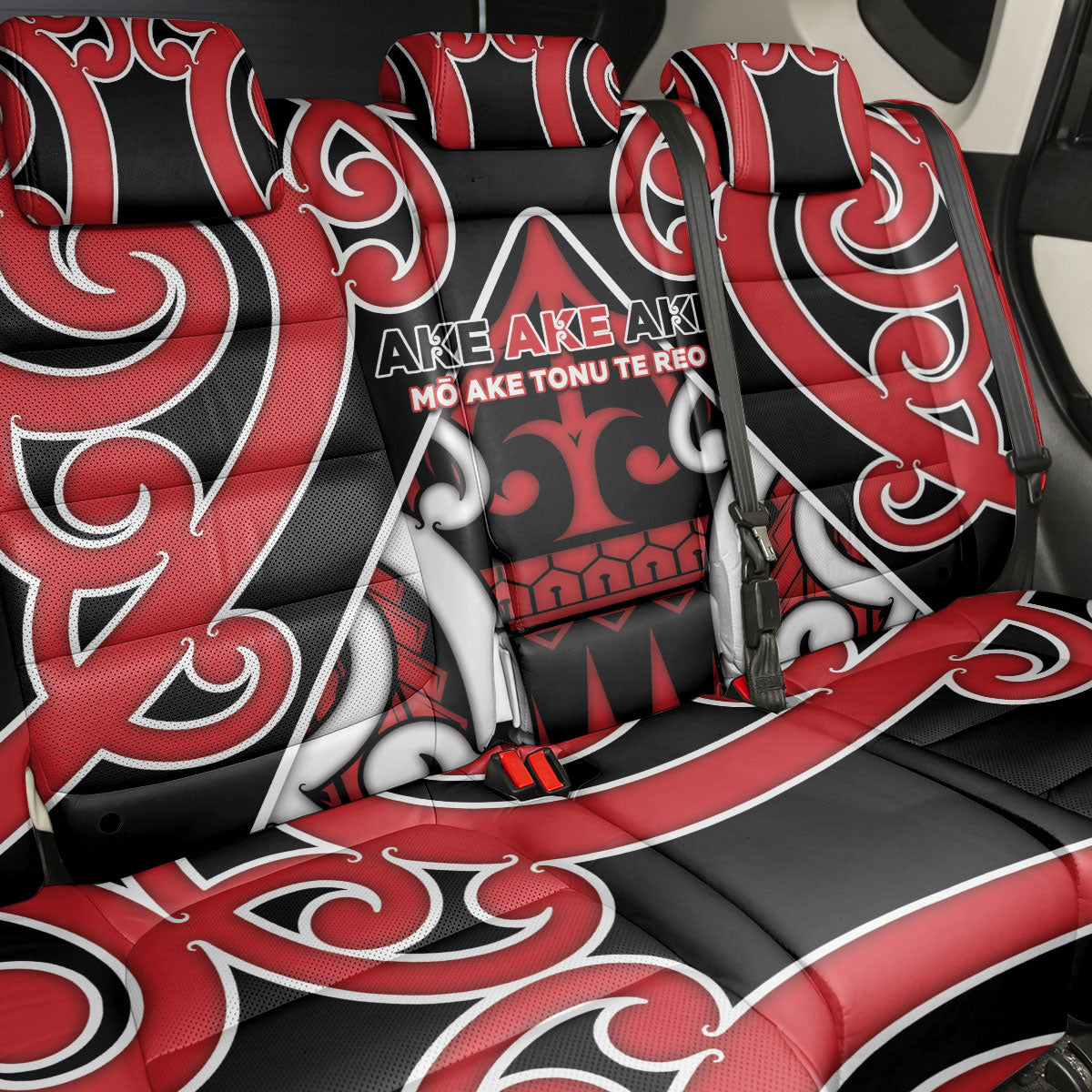New Zealand Maori Language Week Back Car Seat Cover Mo Ake Tonu Te Reo LT05 - Polynesian Pride