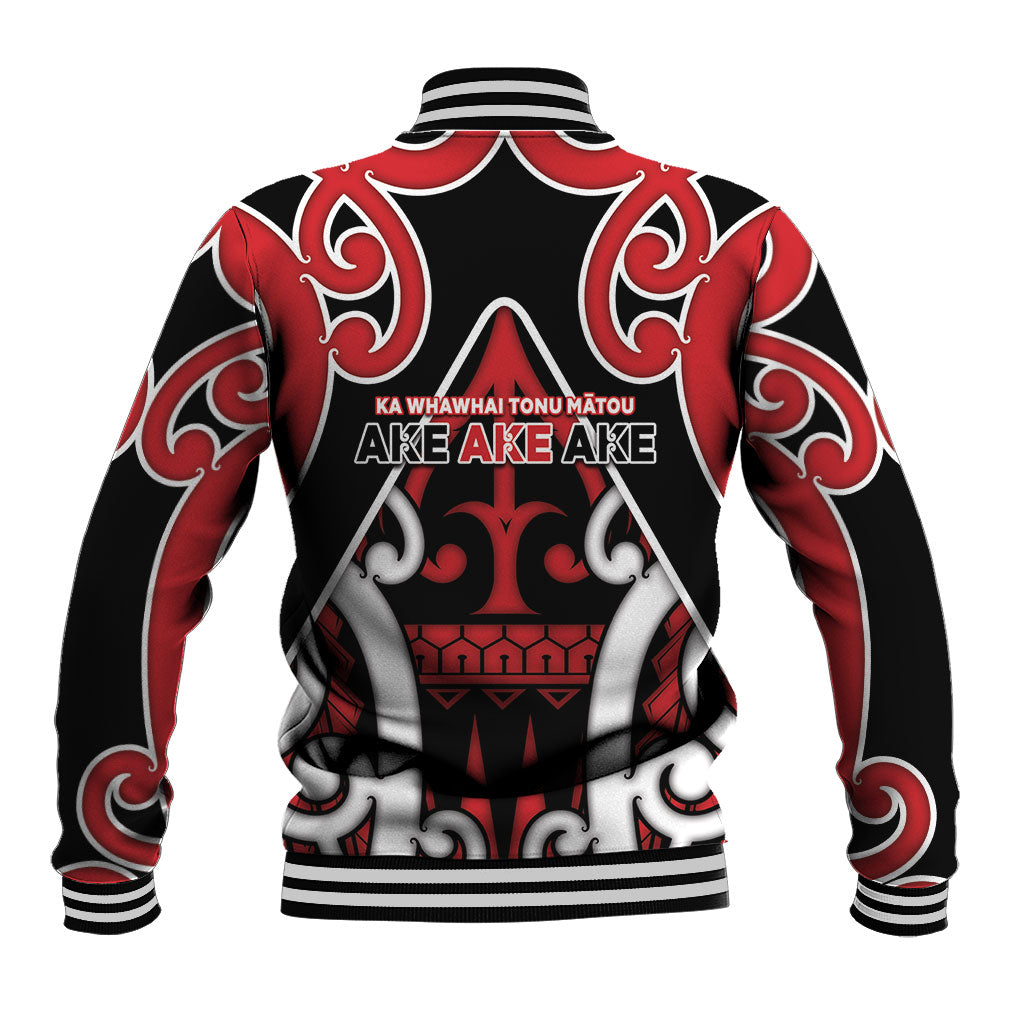 New Zealand Maori Language Week Baseball Jacket Mo Ake Tonu Te Reo LT05 - Polynesian Pride