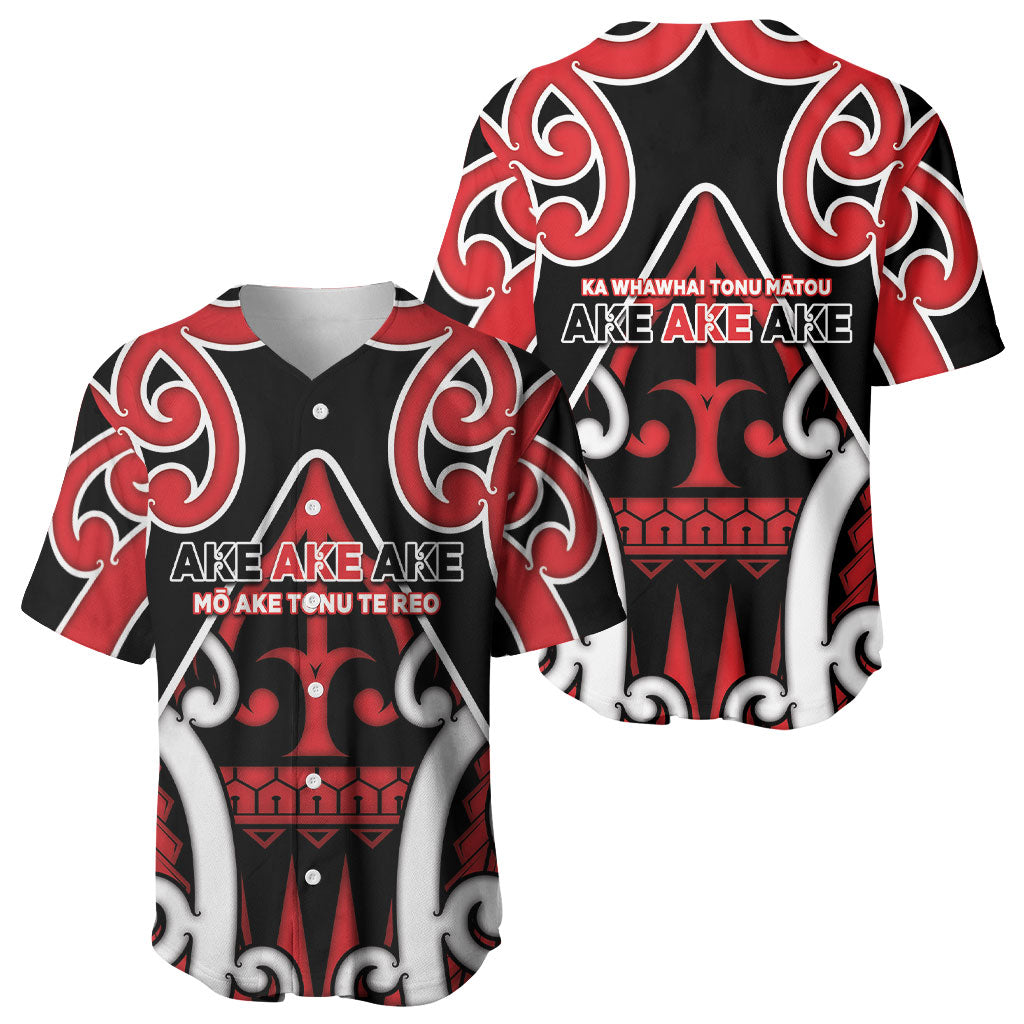 New Zealand Maori Language Week Baseball Jersey Mo Ake Tonu Te Reo LT05 - Polynesian Pride