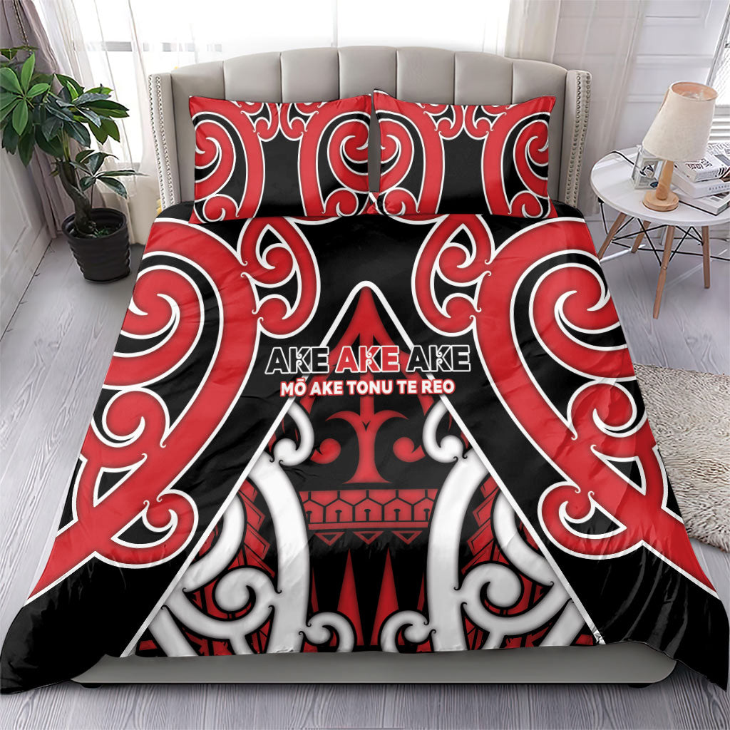 New Zealand Maori Language Week Bedding Set Mo Ake Tonu Te Reo LT05 - Polynesian Pride