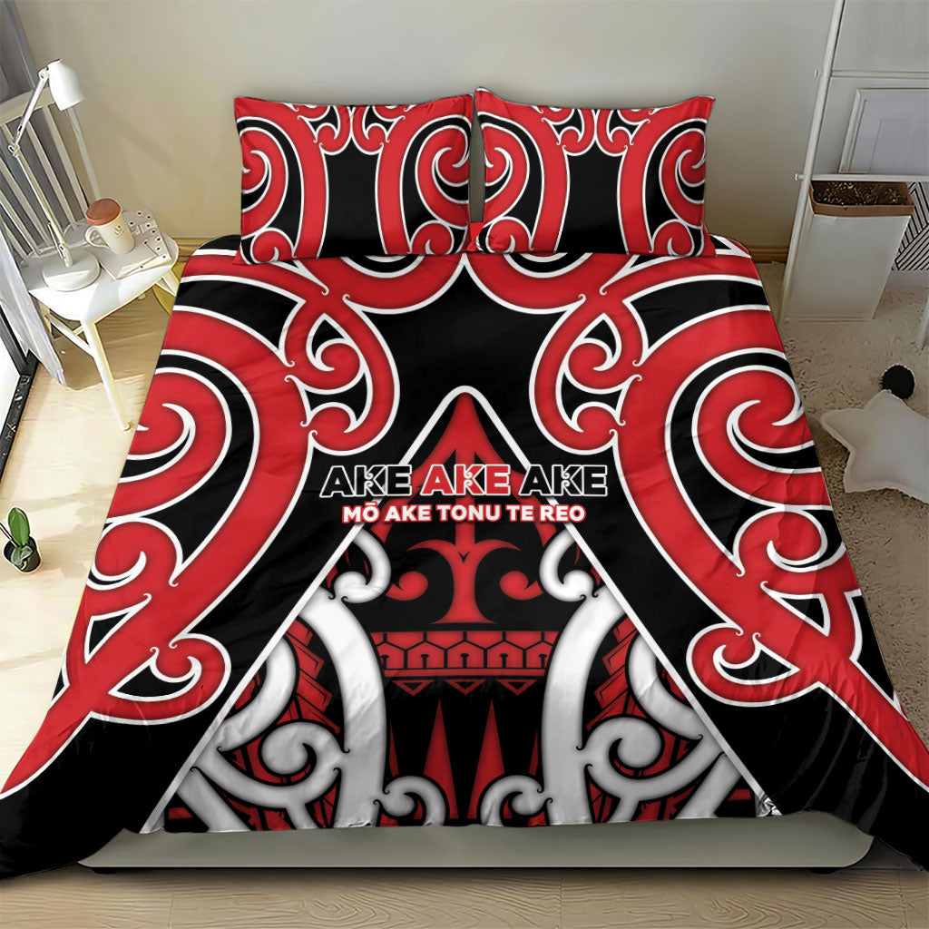 New Zealand Maori Language Week Bedding Set Mo Ake Tonu Te Reo LT05 - Polynesian Pride