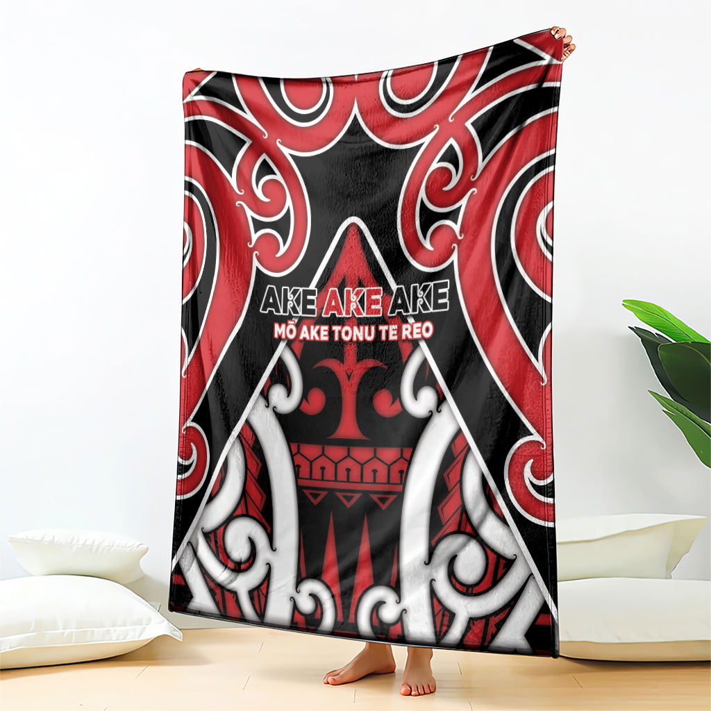 New Zealand Maori Language Week Blanket Mo Ake Tonu Te Reo LT05 - Polynesian Pride