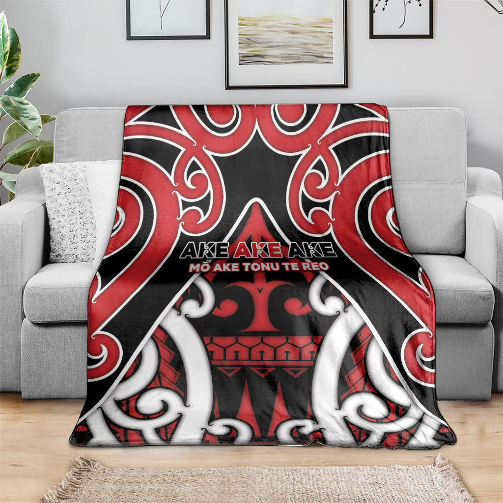 New Zealand Maori Language Week Blanket Mo Ake Tonu Te Reo LT05 - Polynesian Pride