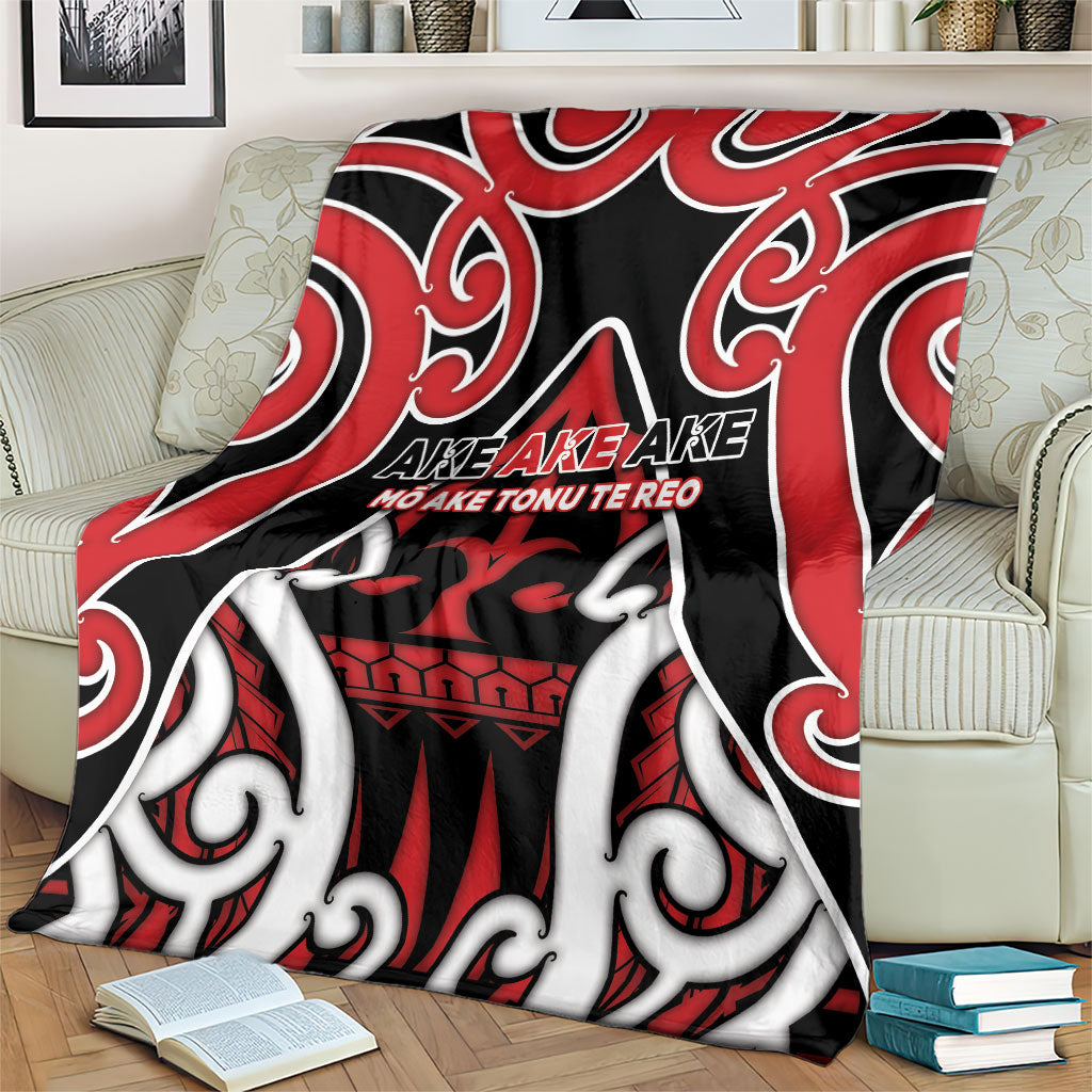 New Zealand Maori Language Week Blanket Mo Ake Tonu Te Reo LT05 - Polynesian Pride