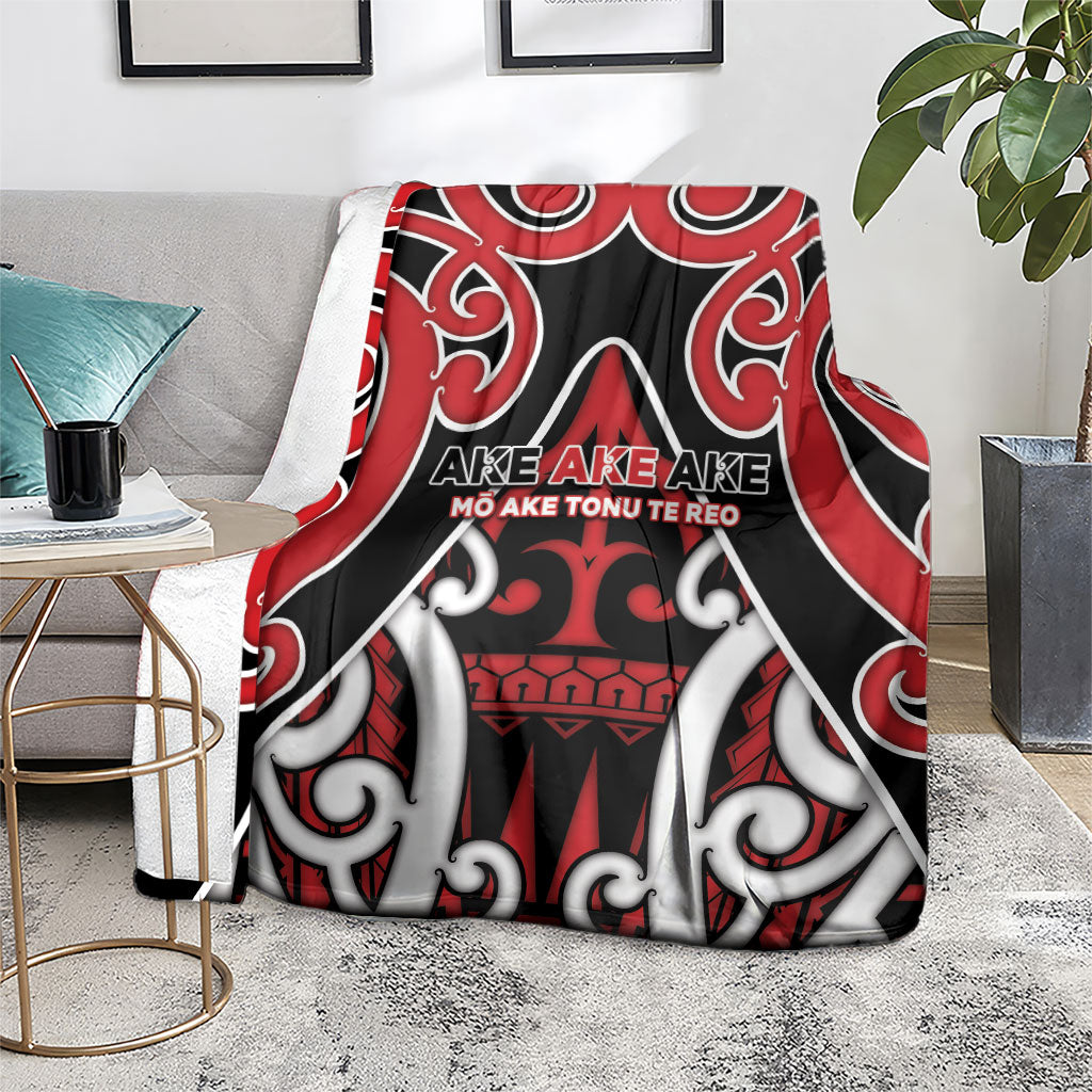 New Zealand Maori Language Week Blanket Mo Ake Tonu Te Reo LT05 - Polynesian Pride
