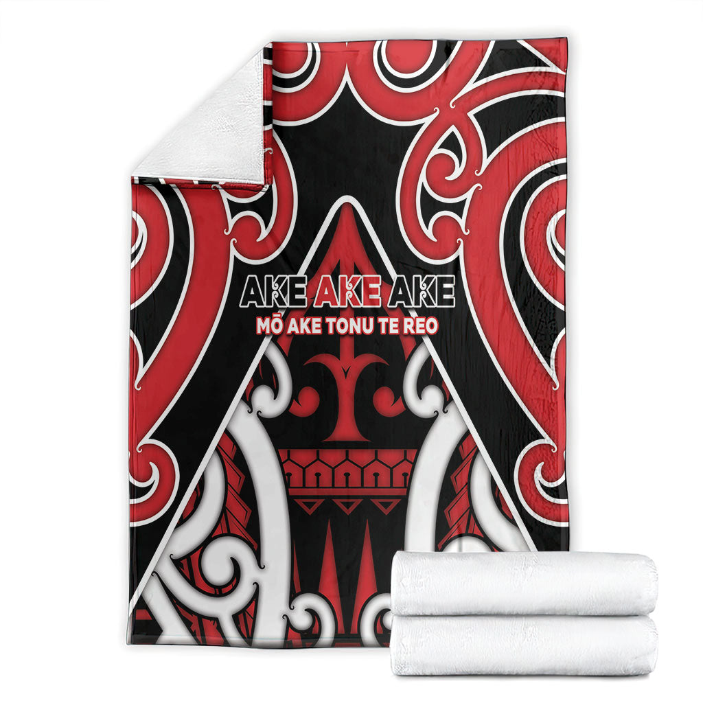 New Zealand Maori Language Week Blanket Mo Ake Tonu Te Reo LT05 - Polynesian Pride