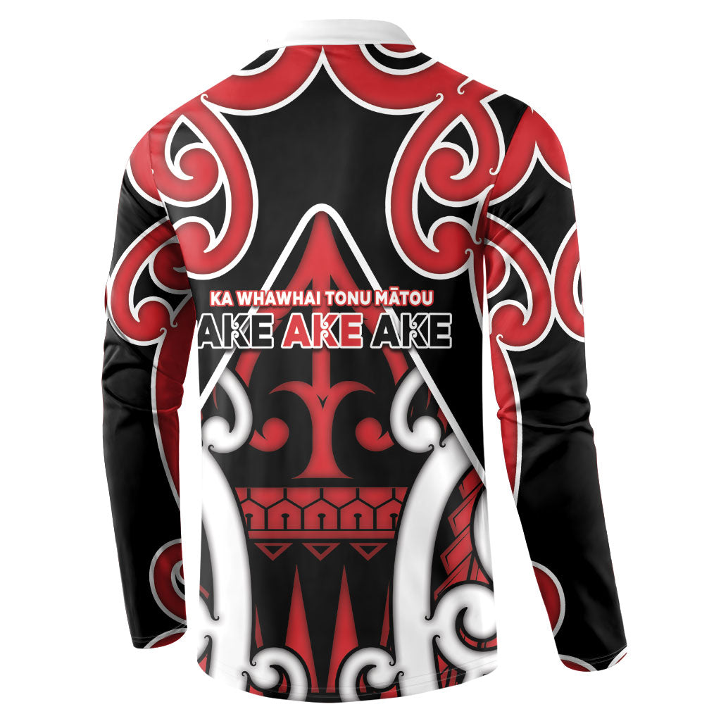 New Zealand Maori Language Week Button Sweatshirt Mo Ake Tonu Te Reo LT05 - Polynesian Pride