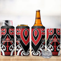 New Zealand Maori Language Week 4 in 1 Can Cooler Tumbler Mo Ake Tonu Te Reo LT05 - Polynesian Pride