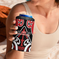 New Zealand Maori Language Week 4 in 1 Can Cooler Tumbler Mo Ake Tonu Te Reo LT05 - Polynesian Pride