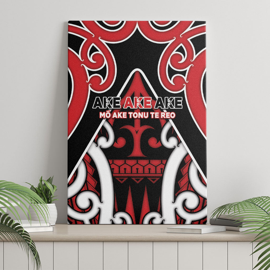 New Zealand Maori Language Week Canvas Wall Art Mo Ake Tonu Te Reo LT05 - Polynesian Pride
