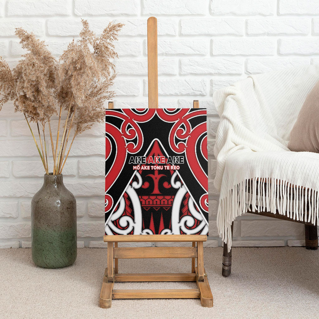 New Zealand Maori Language Week Canvas Wall Art Mo Ake Tonu Te Reo LT05 - Polynesian Pride