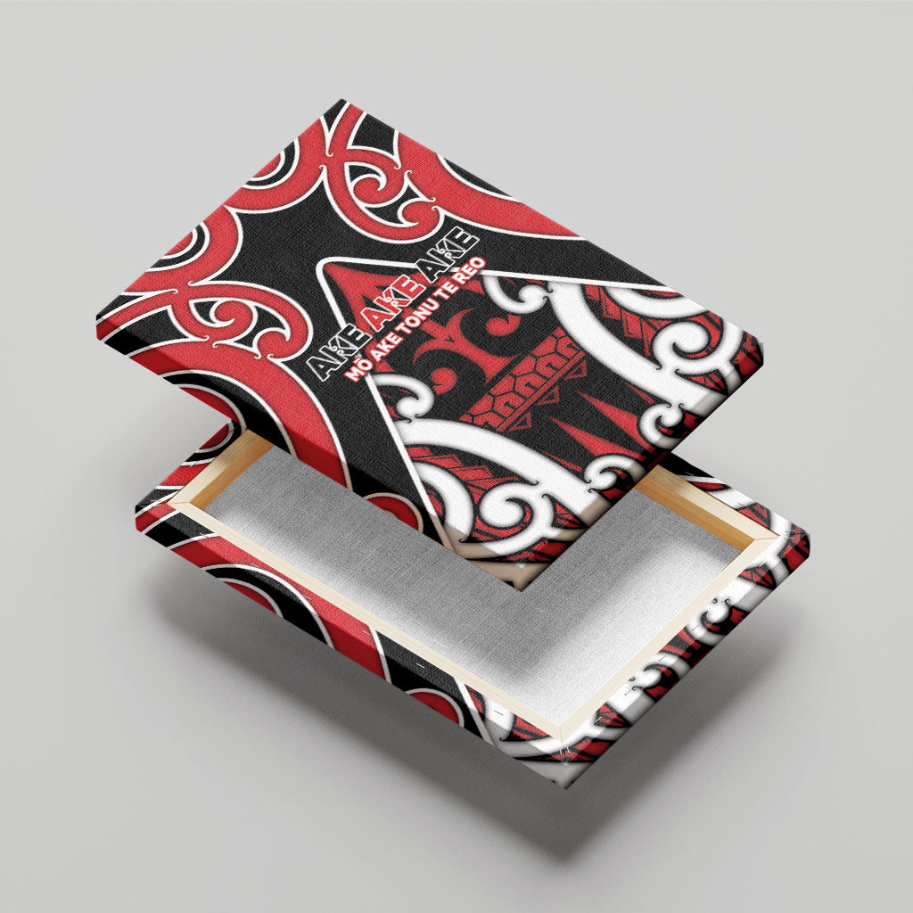 New Zealand Maori Language Week Canvas Wall Art Mo Ake Tonu Te Reo LT05 - Polynesian Pride