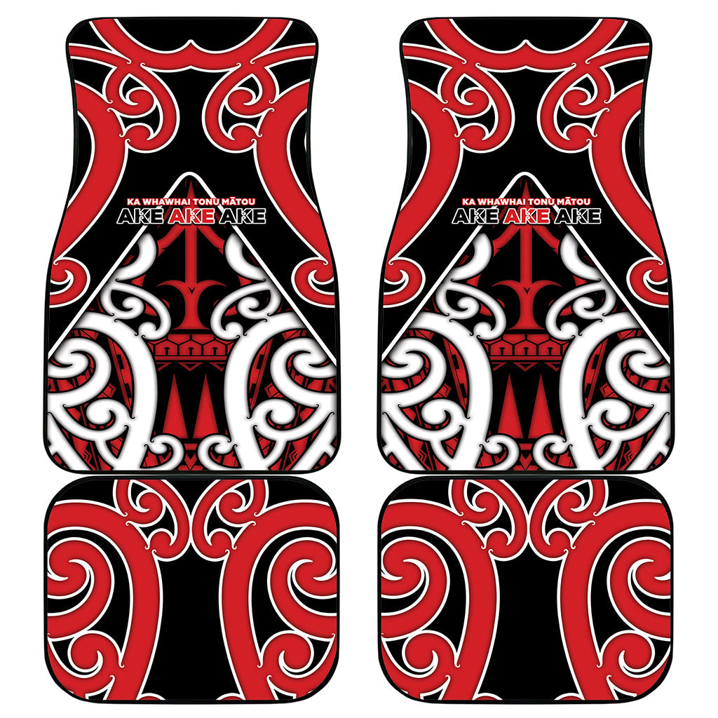 New Zealand Maori Language Week Car Mats Mo Ake Tonu Te Reo LT05 - Polynesian Pride