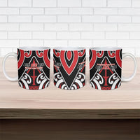 New Zealand Maori Language Week Ceramic Mug Mo Ake Tonu Te Reo LT05 - Polynesian Pride