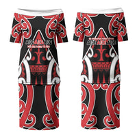 New Zealand Maori Language Week Couples Matching Puletasi and Long Sleeve Button Shirt Mo Ake Tonu Te Reo LT05 - Polynesian Pride