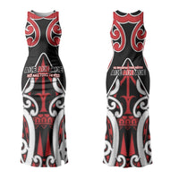New Zealand Maori Language Week Couples Matching Tank Maxi Dress and Hawaiian Shirt Mo Ake Tonu Te Reo LT05 - Polynesian Pride