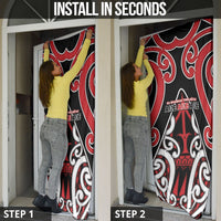New Zealand Maori Language Week Door Cover Mo Ake Tonu Te Reo LT05 - Polynesian Pride