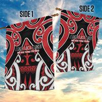 New Zealand Maori Language Week Garden Flag Mo Ake Tonu Te Reo LT05 - Polynesian Pride