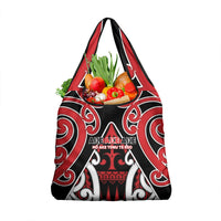 New Zealand Maori Language Week Grocery Bag Mo Ake Tonu Te Reo LT05 1-pack One Size Black - Polynesian Pride