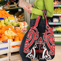 New Zealand Maori Language Week Grocery Bag Mo Ake Tonu Te Reo LT05 - Polynesian Pride