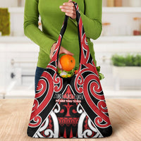 New Zealand Maori Language Week Grocery Bag Mo Ake Tonu Te Reo LT05 - Polynesian Pride