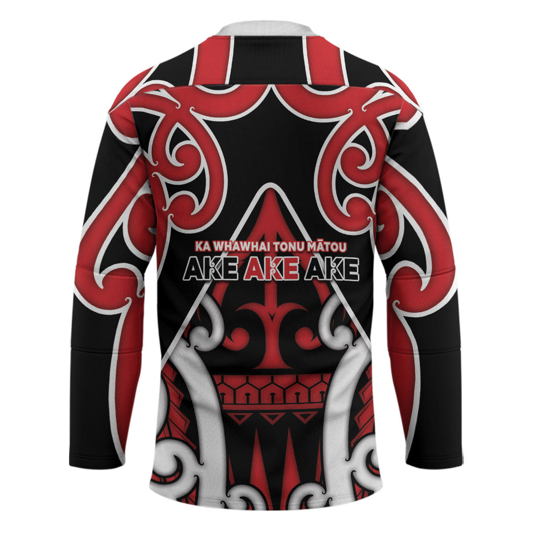 New Zealand Maori Language Week Hockey Jersey Mo Ake Tonu Te Reo LT05 - Polynesian Pride