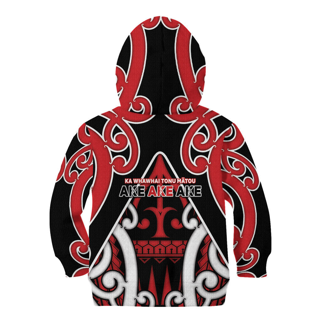 New Zealand Maori Language Week Kid Hoodie Mo Ake Tonu Te Reo LT05 - Polynesian Pride