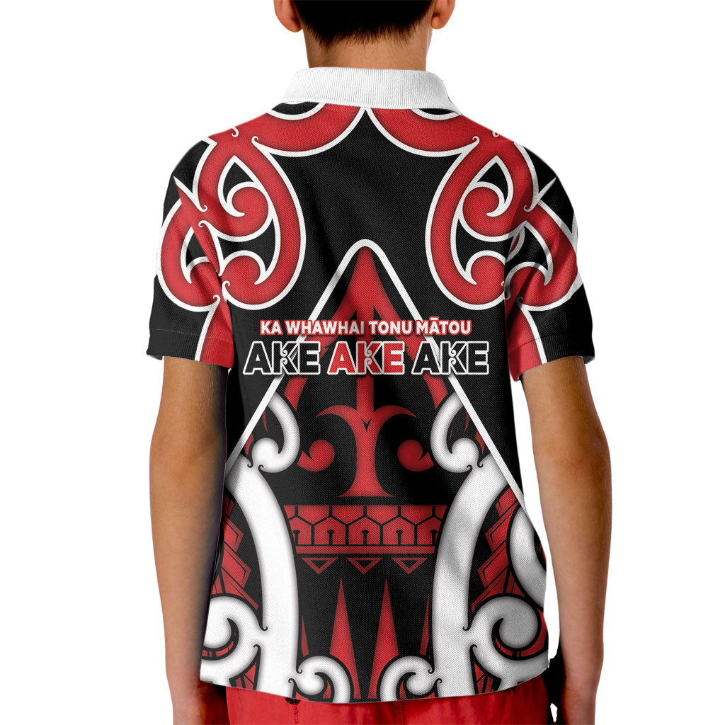 New Zealand Maori Language Week Kid Polo Shirt Mo Ake Tonu Te Reo LT05 - Polynesian Pride
