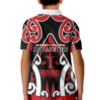 New Zealand Maori Language Week Kid Polo Shirt Mo Ake Tonu Te Reo LT05 - Polynesian Pride