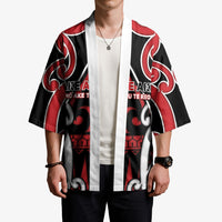 New Zealand Maori Language Week Kimono Mo Ake Tonu Te Reo LT05 - Polynesian Pride