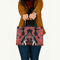 New Zealand Maori Language Week Leather Bag Mo Ake Tonu Te Reo LT05 - Polynesian Pride
