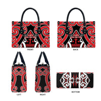 New Zealand Maori Language Week Leather Bag Mo Ake Tonu Te Reo LT05 - Polynesian Pride