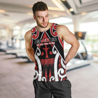 New Zealand Maori Language Week Men Tank Top Mo Ake Tonu Te Reo LT05 Black - Polynesian Pride
