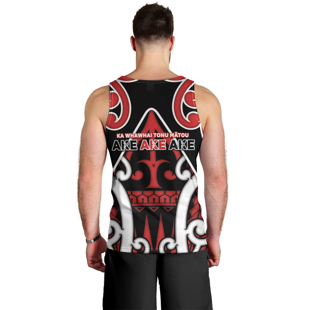 New Zealand Maori Language Week Men Tank Top Mo Ake Tonu Te Reo LT05 - Polynesian Pride