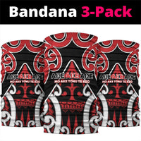 New Zealand Maori Language Week Neck Gaiter Mo Ake Tonu Te Reo LT05 package One Size: 25*50cm Black - Polynesian Pride