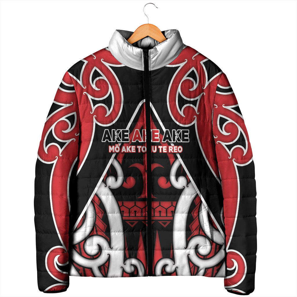 New Zealand Maori Language Week Padded Jacket Mo Ake Tonu Te Reo LT05 - Polynesian Pride